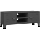vidaXL Industrijski TV ormarić antracit 105 x 35 x 42 cm metalni | shoptok.hr