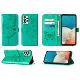 Chameleon Preklopna torbica (WLGO-Butterfly) za Samsung Galaxy A33 5G - turkizna | Shoptok.si