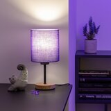  Brilagi - Stona lampa NUBILA WOOD 1xE27/25W/230V hrast/crna | Eponuda.com