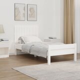 vidaXL Zidno uzglavlje bijelo 95,5x3x60 cm od masivne borovine Cijene
