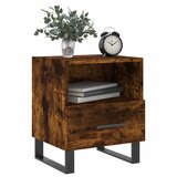  Noćni ormarić boja hrasta 40x35x47,5 cm od konstruiranog drva | Eponuda.com