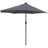 vidaXL Vrtni dežnik Antracit 294 x 150 x 224 cm blago | Shoptok.si