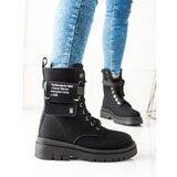 TRENDI BLACK TRAPPERS WITH POCKET Cene