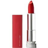 Maybelline Color Sensational Made For All Lipstick sjajni klasična ruž za usne 3.6 g Nijansa 382 red for me