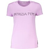 Patrizia Pepe WOMEN&#39;S SHORT SLEEVE T-SHIRT PURPLE Cijene