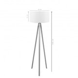 Opviq podna lampa Ayd 2221, smeđe-bijela | Eponuda.ba