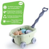 Woopie green set pijeska s kolicima 13 kom. biorazgradiv organski materijal | shoptok.hr