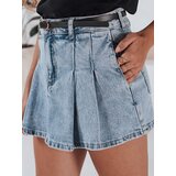 DStreet Spódnico-spodenki damskie jeansowe VIBEGIRL niebieskie | shoptok.hr