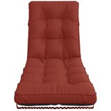 Jastučić za ležaljku VIANEN 100% poliester Crvena - Crvena 200 x 55 x 8 cm | shoptok.hr