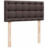  Krevet s oprugama i madracem tamnosmeđi 100 x 200 cm od tkanine | shoptok.hr
