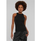 UC Ladies Women's Racer Back Rib Tank Top - Black Cene