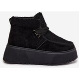 Boto Women's Snow Boots On Platform With Fur Black Florivelle | Shoptok.si