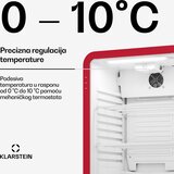 Klarstein Audrey Evo hladnjak za pića | 72 x 38 cm | LED unutarnja rasvjeta | 95 W | 42 dB | shoptok.hr