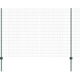 Euro ograda s postom 10 x 1,6 m Čelik premazan PVC-om Zelena | shoptok.hr