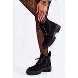 Sergio Leone Suede Warm Lace-Up Boots Black Bjorg | shoptok.hr