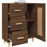  Komoda boja smeđeg hrasta 69 5 x 34 x 90 cm konstruirano drvo | shoptok.hr