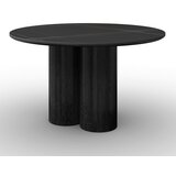 Bessagi Home Jedilna Miza Kiano, Črna, Porcelan, Ø 130cm Cene