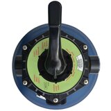  Bazenski peščeni filter s 6-pozicijskim ventilom moder 460 mm | Shoptok.si