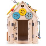 ECO TOYS Drvena kuća za djecu - edukativna ploča XXL, 30 dijelova | shoptok.hr