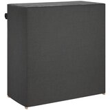 Ormarić za cipele s pokrovom od tkanine 79 x 40 x 80 cm sivi | shoptok.hr