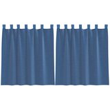 Voile zavjese s petljama 2 kom. kraljevsko plave 140x140 cm | Shoptok.si
