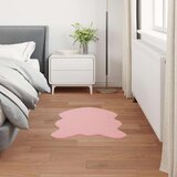  Faux Rabbit Fur Rug Olite Ružičasta 60 x 90 cm Poliester | shoptok.hr