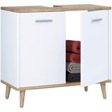 MID.YOU omarica za pod umivalnik landos, bela, hrast | Shoptok.si