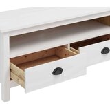 TV omarica Hill bela 110x40x47 cm trdna borovina, (20622834) | Shoptok.si