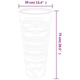  žardinjera s uklonjivom unutarnjom bijelom 18/45 L PP | shoptok.hr