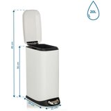 MID.YOU Koš Za Smeti Clean Slim, Bela | Shoptok.si