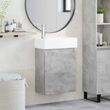  Jedinstveni ormar za kupaonicu s umivaonikom Betonska siva | shoptok.hr