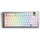 Glorious Gaming GMMK 3 PRO 75% Predpripravljena tipkovnica Igranje USB + RF Brezžično + Bluetooth QWERTY US Angleščina Srebro | Shoptok.si