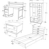Hanah home ON24-SU oak young room set | ePonuda.com