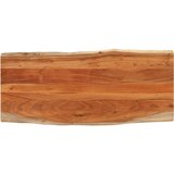 Stolna ploča 140x60x2,5 cm pravokutna bagremovo drvo živi rub | shoptok.hr