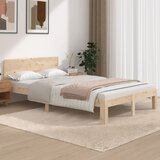Maison Chic Posteljni okvir - Dvoposteljna postelja - Zakonska postelja iz trdne borovine 120x200 cm-J14387, (21763374) | Shoptok.si