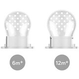 BabyOno Silicone Food Feeder 6m+ duda za hranjenje in grizalo Dino Grey 1 kos | Shoptok.si