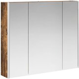  Kupaonski ormar s ogledalom Dimljeni hrast 83,5 x 15,5 x 70 cm | shoptok.hr