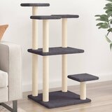 vidaXL Grebalica za mačke s platformama tamnosiva 98 5 cm | shoptok.hr
