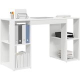  Stol s policom Bijelo 130 x 50.5 x 75 cm Konstruirano drvo | shoptok.hr