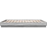  Okvir kreveta boja hrasta 180 x 200 cm od konstruiranog drva | shoptok.hr