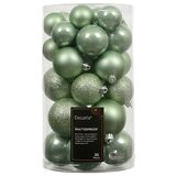 Decoris Božićne kuglice (Zelene boje, Polistirol, Promjer: 6 cm - 4 cm, 30 Kom.) | shoptok.hr