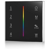 Smartled zidna zonska kontrola za led trake T24 rgbwh za 4 zone T24 crna Cene