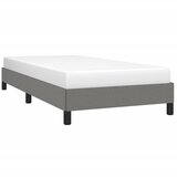  Okvir za krevet bez madraca tamnosivi 90x190 cm od tkanine | shoptok.hr