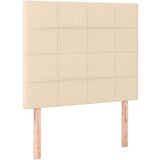  Okvir za krevet s uzglavljem krem 120x200 cm od tkanine | shoptok.hr