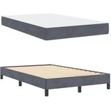 Box spring krevet Tamno siva 120 x 220 cm tkanina | shoptok.hr