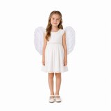 Kostim za karneval s anđeoskim krilima od perja za božićnu igru ​​za djecu 54 x 35 cm | shoptok.hr