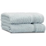 Catherine Lansfield Svetlo modre frotirne bombažne brisače v kompletu 2 ks 30x30 cm Zero Twist – u