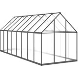  Staklenik s okvirom antracit 445 x 169 x 195 cm aluminijski | shoptok.hr