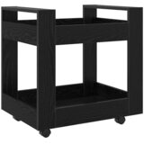Kolica za stol Crni hrast 60 x 45 x 60 cm Konstruirano drvo | Eponuda.ba