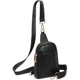 INF Nova modna torba za čez telo za ženske: elegantna torba iz PU usnja za na ramo Black, (21781453) Cene